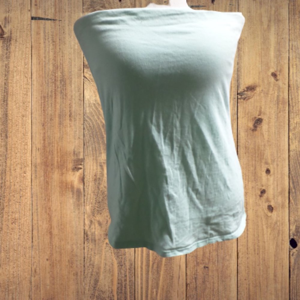 *SOLD* NO BOUNDARIES - SLEEVELESS TOP -  w/ SHELF BRA - SIZE XXL/2XG (19) - TEAL